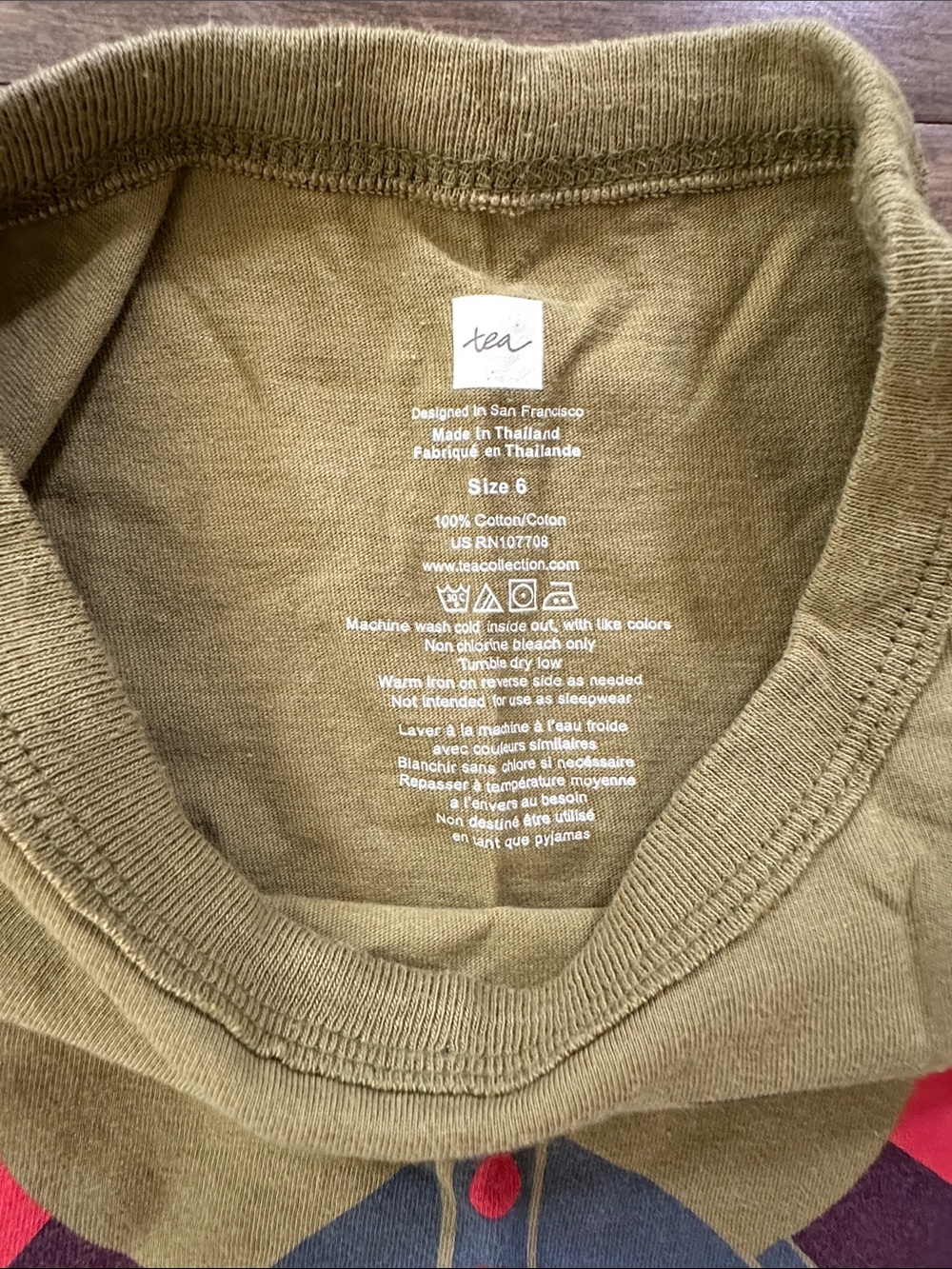 Tea Collection Tee, Size 6. - Picture 3 of 8